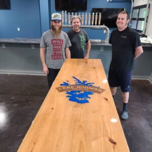 Thank you Matt Deasutel and friends for dropping off these beautiful bar tables he m…