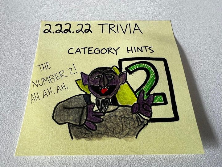 It’s 2/22/22 trivia night!! 😍 @mgriffinclt can’t wait to see you!! See y’all to