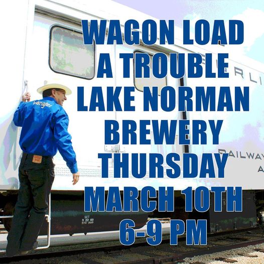 Wagon Load A Trouble pulls in TONIGHT for live music from 6-9 PM!!! 😍