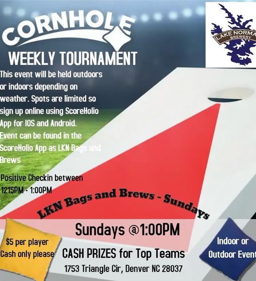 CORNHOLE TODAY!!! Round Robin Blind draw cornhole tournament, $5 per player ππΌ C