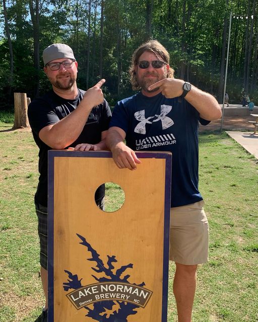 Congrats to our Cornhole winners from yesterday, Shawn and David!! 🥳🥳