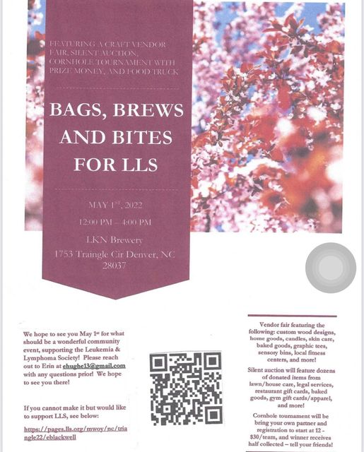 Leukemia and Lymphoma Fundraiser today from 12-4pm! Vendors, beer, @sandwichexp