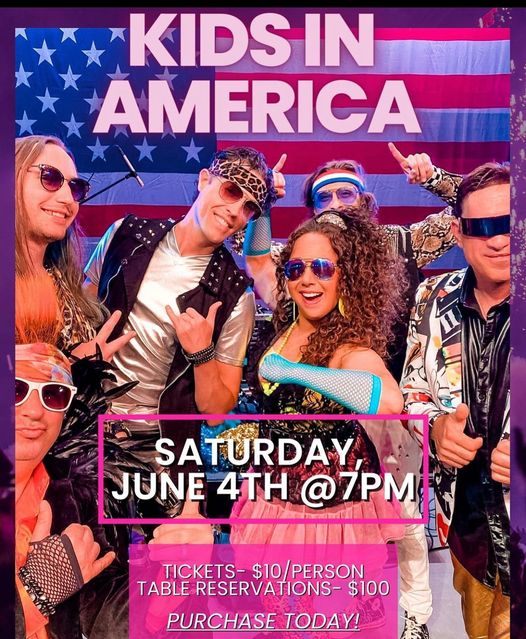 @kidsinamericaband is BACK THIS SATURDAY, June 4th at 7pm for a night of 80s tri
