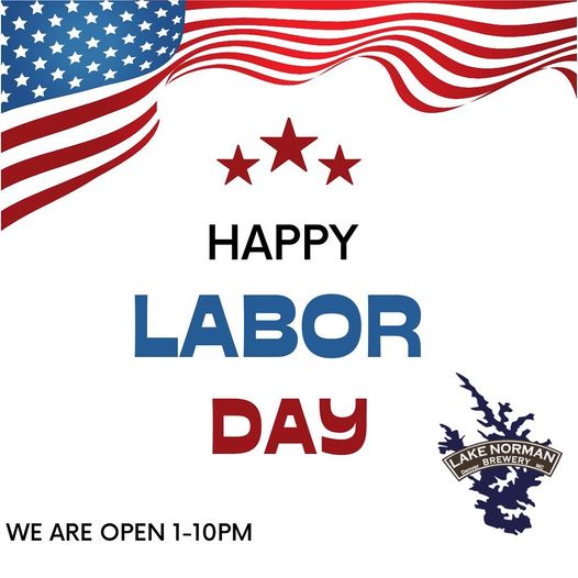 Happy Labor Day from your LKNB family! We are open 1-10pm! @fatguyandapie Pizza