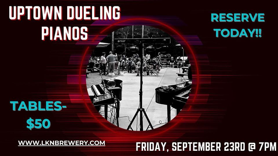 In case you missed it, @uptownduelingpianos is back with us Friday, September 23