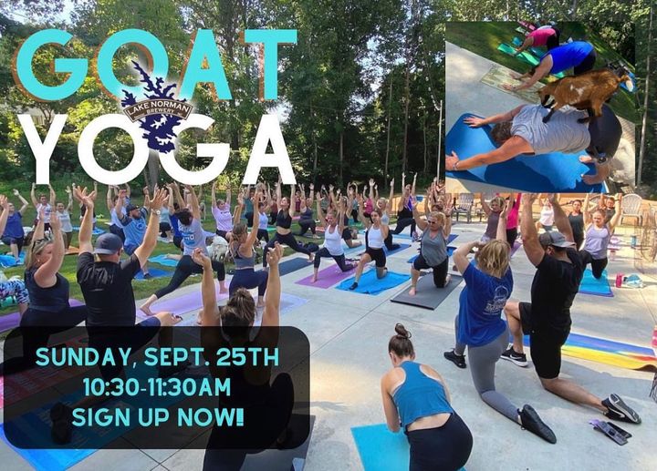 GOAT YOGA is back THIS WEEKEND!! 😍🐐🧘🏻‍♀️